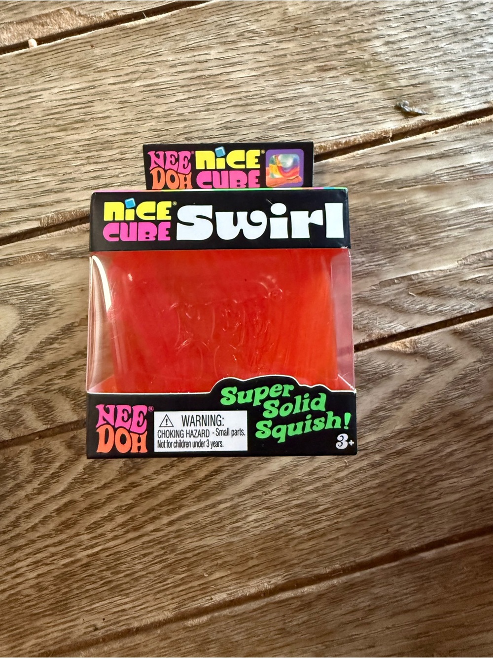 Nee Doh Nice Cube Swirl - Orange